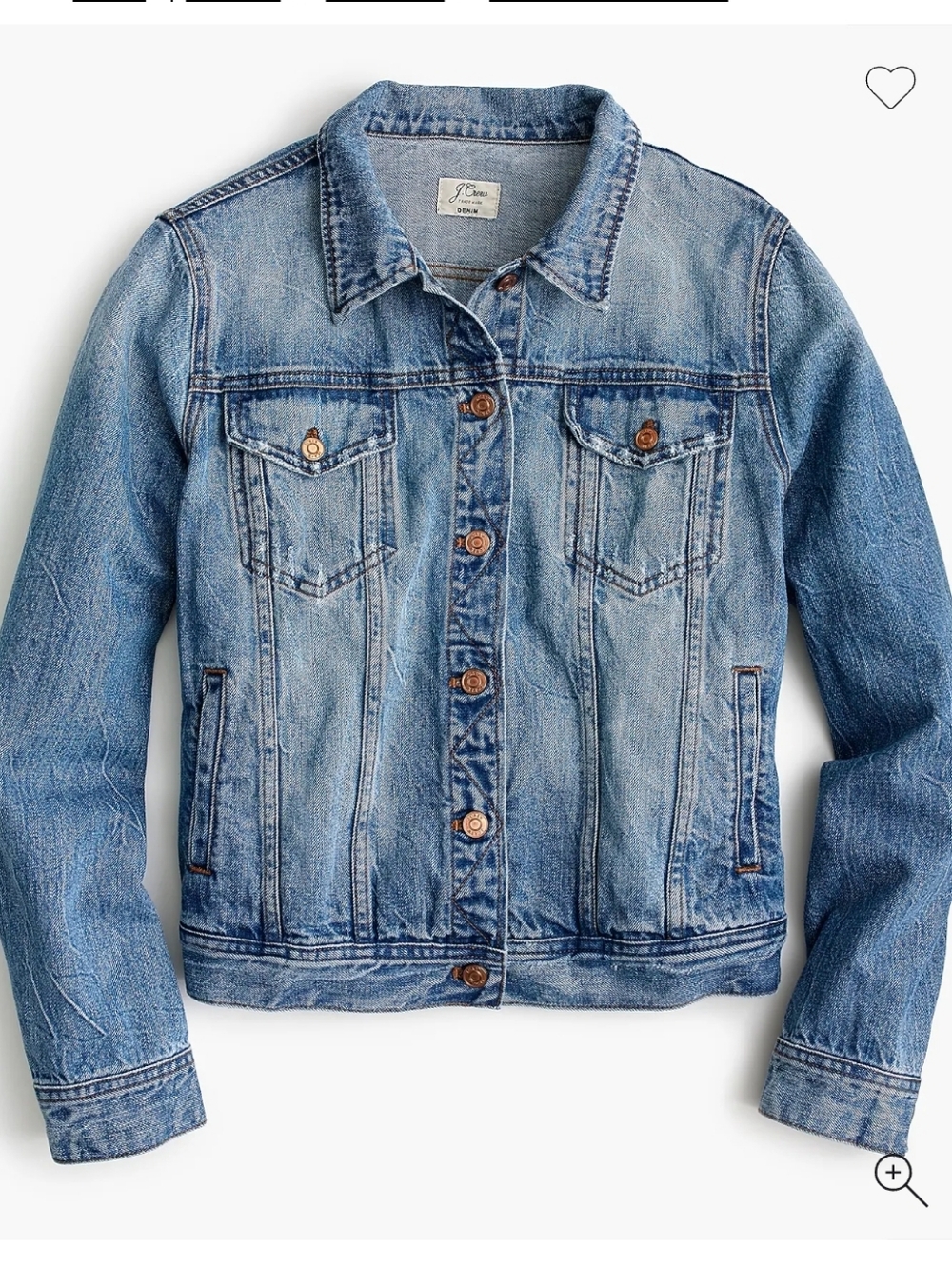 J. Crew Light Blue Denim Jean Jacket